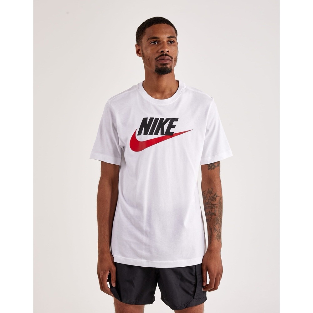 Nike NWT Icon Mens‎ Futura Logo T-Shirt Swish Size Small